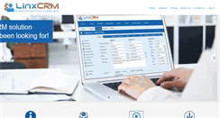 Desktop Screenshot of linxcrm.com